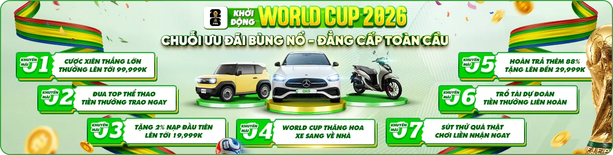 sự kiện ok9 khuyến mãi mừng fifa world cup 26